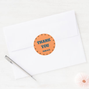 Leuke Spooky Halloween Verjaardag Dank u Ronde Sticker