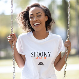 Leuke Spooky Seizoen Halloween Spider T-shirt