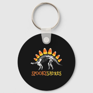 Leuke Spookysaurus Candy Corn Dinosaurus Halloween Sleutelhanger