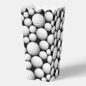 Leuke sport golfbal betegeld patroon bedankdoosjes (Achterkant)