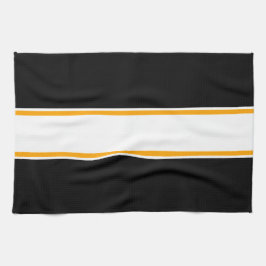 Leuke Sportieve 70s Sinaasappel Wit Zwart Racing S Theedoek