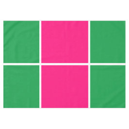 Leuke Sportieve Helder Roze Groene Vensterstrepen Tafelkleed