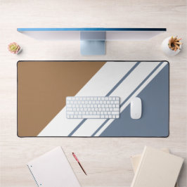 Leuke Sportieve Slate Brown White Slant Racing Str Bureaumat