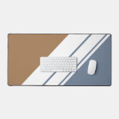 Leuke Sportieve Slate Brown White Slant Racing Str Bureaumat (Keyboard & Muis)