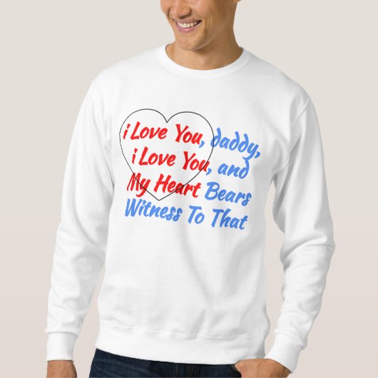 Leuke Spreuk Cadeau van het Hart - Ik Hou van Jou  Trui (Voorkant)