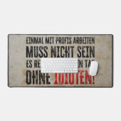 Leuke spreuk over werk en collega's bureaumat (Keyboard & Muis)