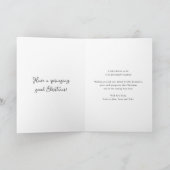 Leuke Springer Spaniel Hond Kerstmis Custom Feestdagen Kaart (Binnen)