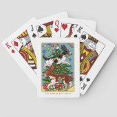 Leuke Springer Spaniel Kerstmis Custom Pokerkaarten (Achterkant)