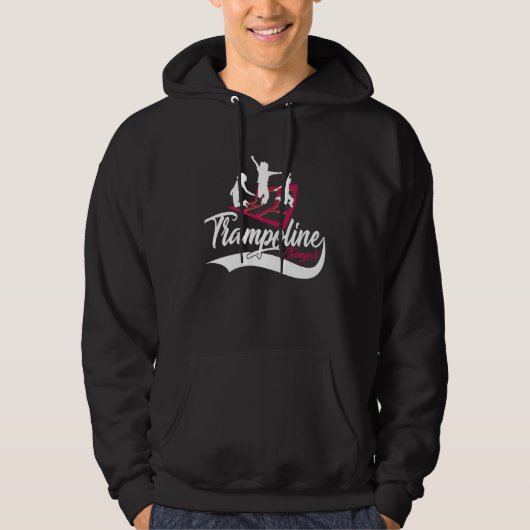 Leuke Springfeest Trampoline Jumper  2 Hoodie (Voorkant)