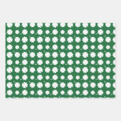 Leuke St. Patrick's Day getegelde klavers  Inpakpapier Vel (Voorkant 3)
