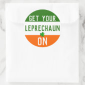 Leuke St. Patrick's Day Ronde Sticker (Tas)