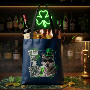 Leuke St. Patrick's Day-voorraad voor kattenkwaad Tote Bag