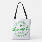 Leuke St. Patrick's Lucky Spirits Canvas tas (Achterkant)
