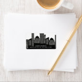 Leuke stad retour adres label (Insitu)