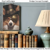 Leuke Steampunk Leuke Welsh Corgi Hond D5R Découpa Tissuepapier