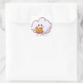 Leuke sticker! vierkante sticker (Tas)