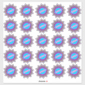 Leuke stickers voor commentaar als beloning voor e (Vel)