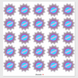 Leuke stickers voor commentaar als beloning voor e