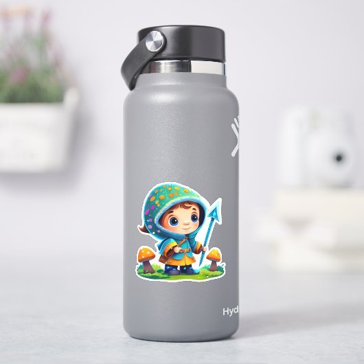 Leuke stickerverzameling van paddenstoelen sticker (HydroFlask)