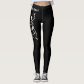 Leuke stijlvolle oefenbroek Yoga Pilates Workout Leggings (Voorkant)