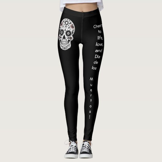 Leuke Stijlvolle Oefening Workout Vrouwen Yoga Sch Leggings (Voorkant)