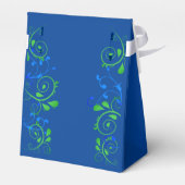 Leuke stijlvolle Peapod Navy Blue Triplets Joint P Bedankdoosjes (Achterkant)