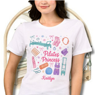 Leuke stijlvolle Pilates Prinses Workout Naam Tri-Blend Shirt