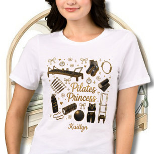 Leuke stijlvolle Pilates Prinses Workout Naam Tri-Blend Shirt