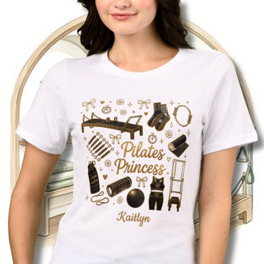 Leuke stijlvolle Pilates Prinses Workout Naam Tri-Blend Shirt