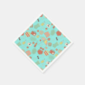 Leuke stijlvolle retro zomerstrandbadpakken servet (Hoek)