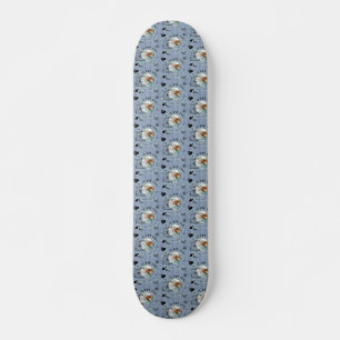 Leuke stijlvolle verjaardagsfoto met tekst voor kl persoonlijk skateboard