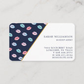 Leuke stijlvolle Waterverf Kiss Me Lips Pattern Visitekaartje (Achterkant)