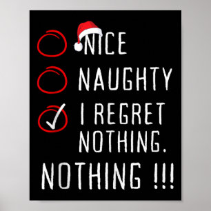 Leuke stout Ik heb geen spijt van kerstlijst Manne Poster