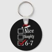 Leuke Stoute 67 Kerst Brainrot Grappig Sleutelhanger (Voorkant)