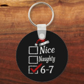 Leuke Stoute 67 Kerst Brainrot Grappig Sleutelhanger (Voorkant)