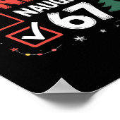 Leuke Stoute 67 Kerst Kleding 67 Meme Mannen Vrouw Poster (Hoek)