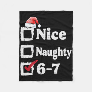 Leuke Stoute 6 7 Meme 67 Kerstmis Zes Zeven Xmas Fleece Deken