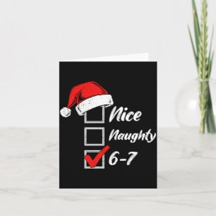 Leuke Stoute 6 7 Meme 6 7 Kerstmis Zes Zeven Kerst Kaart