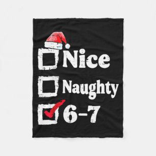 Leuke Stoute 6 7 Meme 6 7 Kerstmis Zes Zeven Xmas Fleece Deken