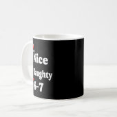 Leuke Stoute 6 7 Meme 6 7 Kerstmis Zes Zeven Xmas Koffiemok (Voorkant links)