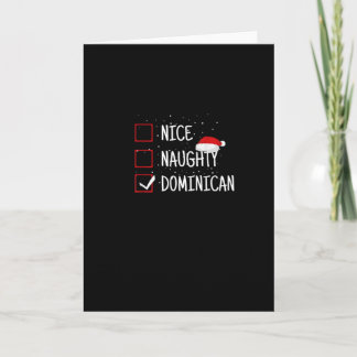 Leuke Stoute Dominicaanse Kerstlijst Kaart