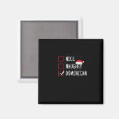 Leuke Stoute Dominicaanse Kerstlijst Magneet (Voorkant / Achterkant)