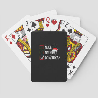 Leuke Stoute Dominicaanse Kerstlijst Pokerkaarten