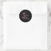 Leuke stoute droom weer groot 2024 grappige Trump Ronde Sticker (Tas)