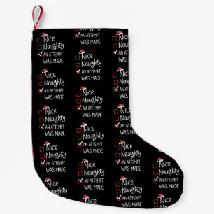 Leuke Stoute een Poging Gewaagd Kerst Wenslijst Kleine Kerstsok