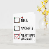 Leuke Stoute Er Is Een Poging Ondernomen Grappige  Kaart (Gele Bloem)