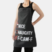 Leuke Stoute F-Caw-F Grappige Kerstman Stout Schort (Insitu)