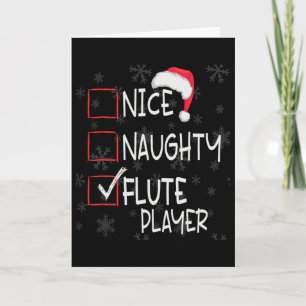 Leuke Stoute Fluitspeler Lijst Kerstman Santa Cla Kaart