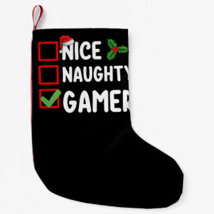 Leuke Stoute Gamer Kerstlijst Gamen Kerstman Kleine Kerstsok
