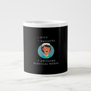 Leuke Stoute Geweldige Verpleegkundige Chirurgie Grote Koffiekop